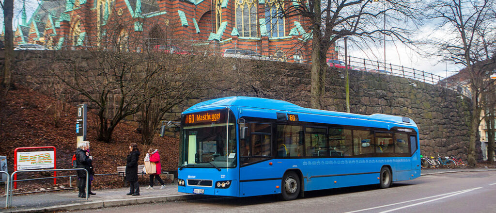 Buss 60 mot Masthugget