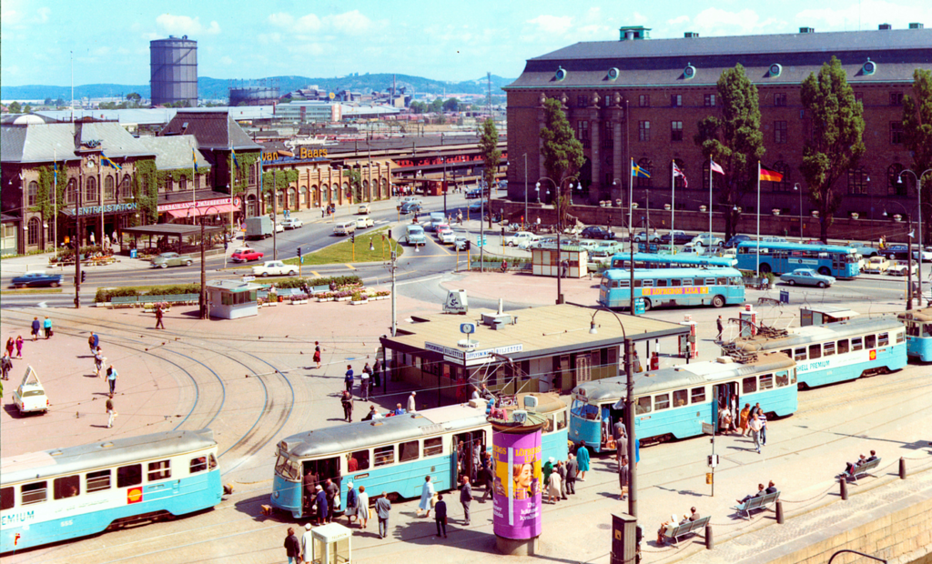 Göteborgs Centralstation på 60-talet