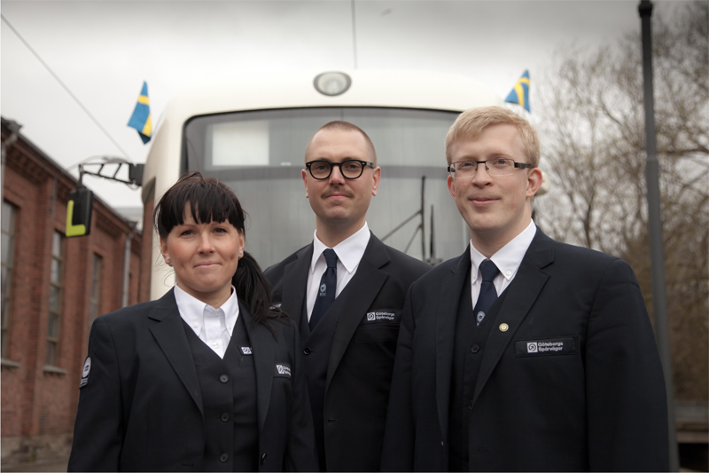 Regina och Ola tillsammans med sin lagledare Linus Adonis