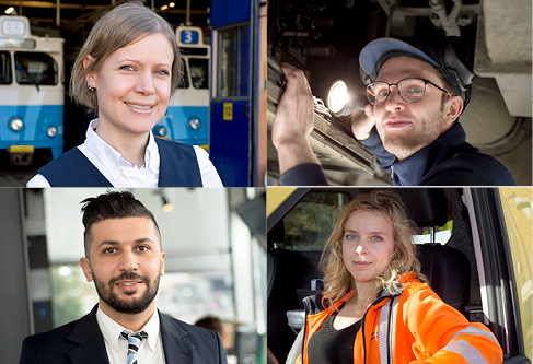 Medarbetare på Göteborgs Spårvägar