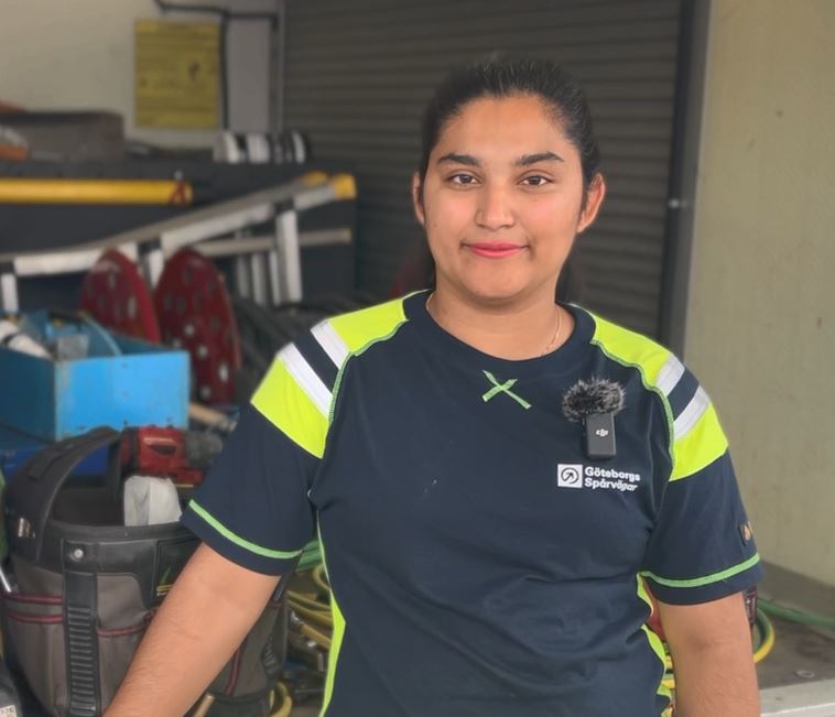 Kontaktledningstekniker Jasleen Kaur