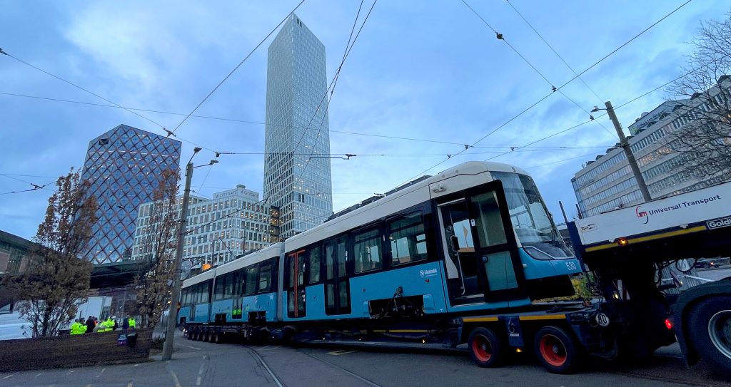 M33 på Rantorget. Foto: Ellen Delin